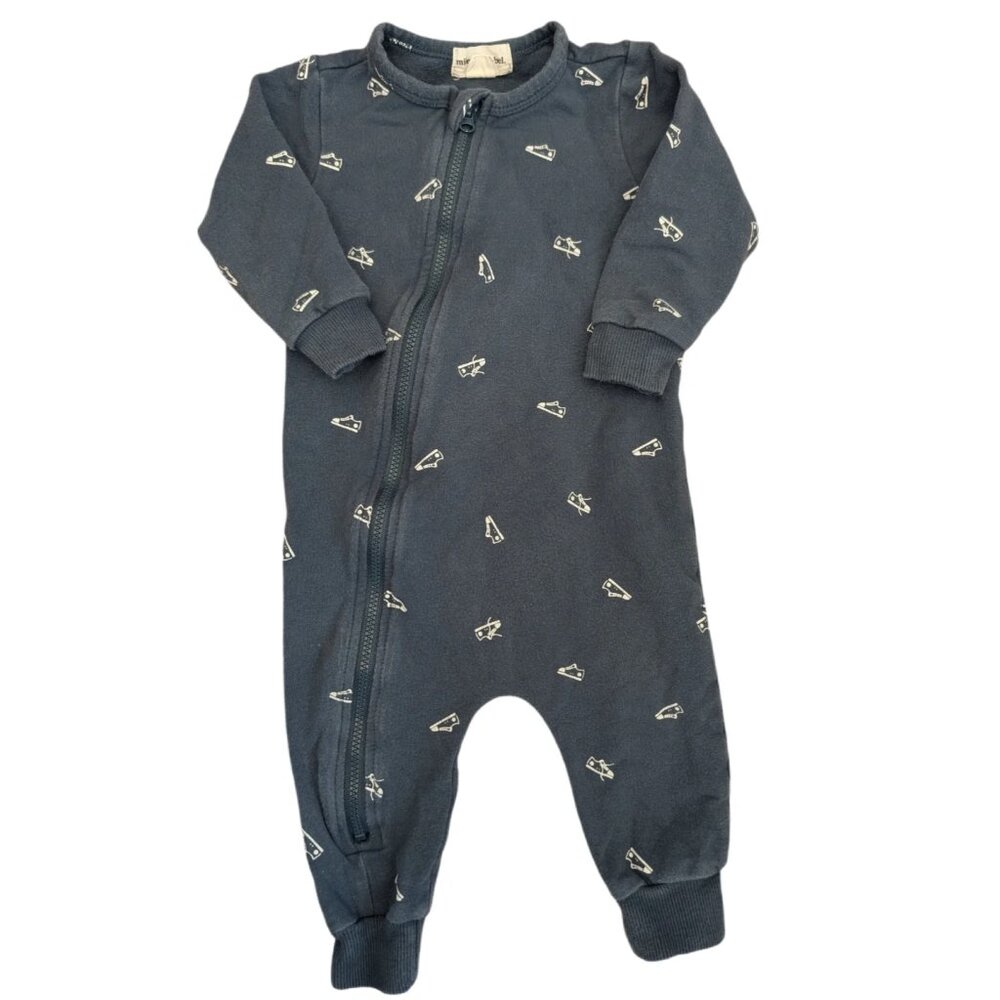 🇨🇦 Miles the Label Playsuit with Sneaker Print 6m